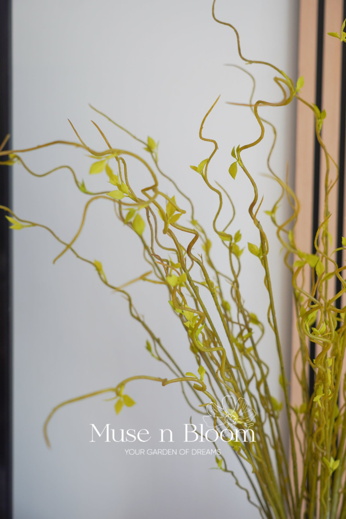 Artificial Salix Stem - Green
