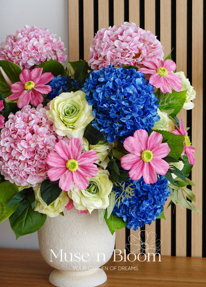 Artificial Hydrangea Flower Arrangement