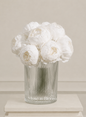 Artificial White Peony Flower Arrangement
