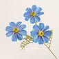 Artificial Cosmos Flower Stem - Blue