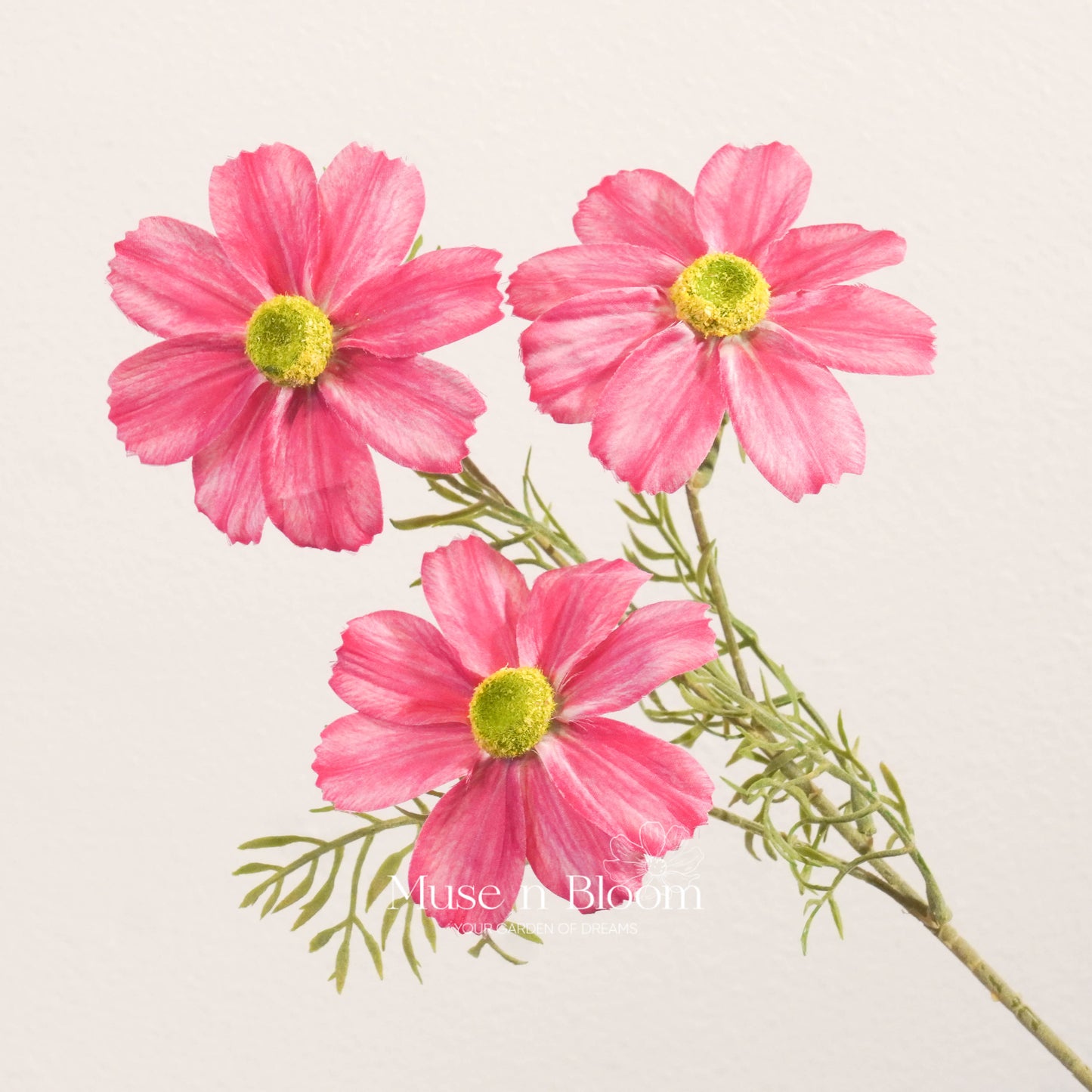 Artificial Cosmos Flower Stem - Pink