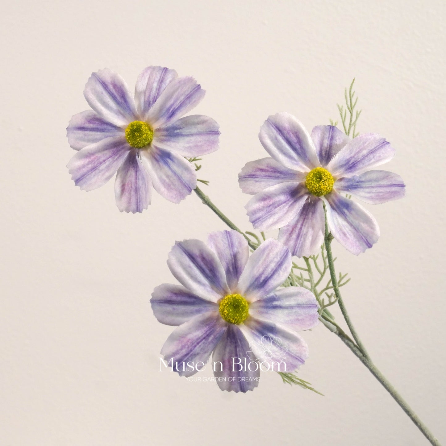 Artificial Cosmos Flower Stem - Light Purple
