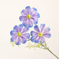 Artificial Cosmos Flower Stem - Purple Blue