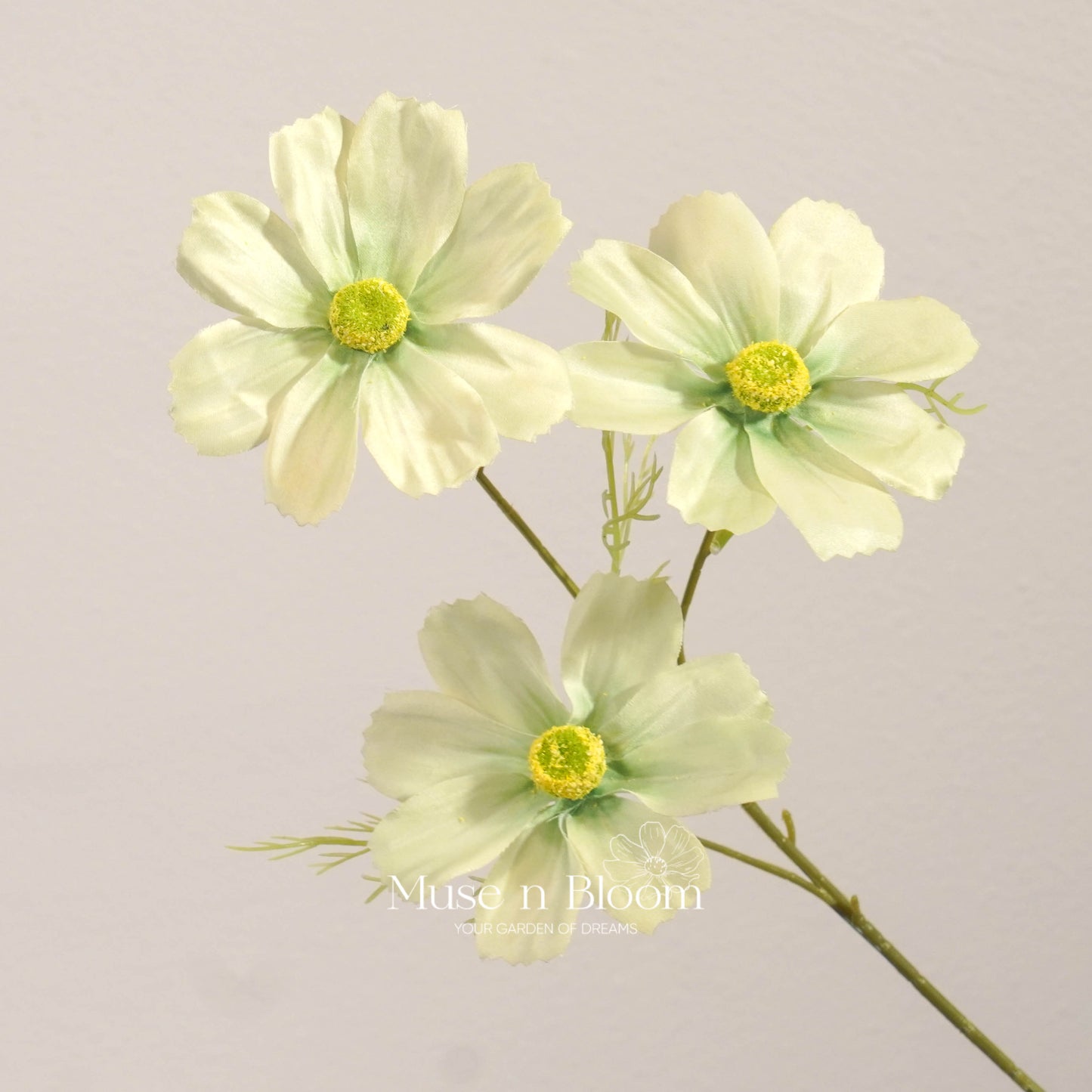 Artificial Cosmos Flower Stem - Green