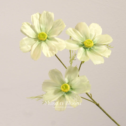 Artificial Cosmos Flower Stem - Green