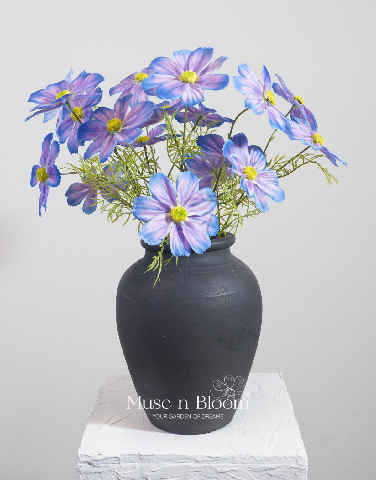 Artificial Cosmos Flower Stem (Choose Color)