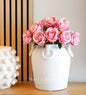 Artificial Velvet Roses Arrangement (10 Stems)