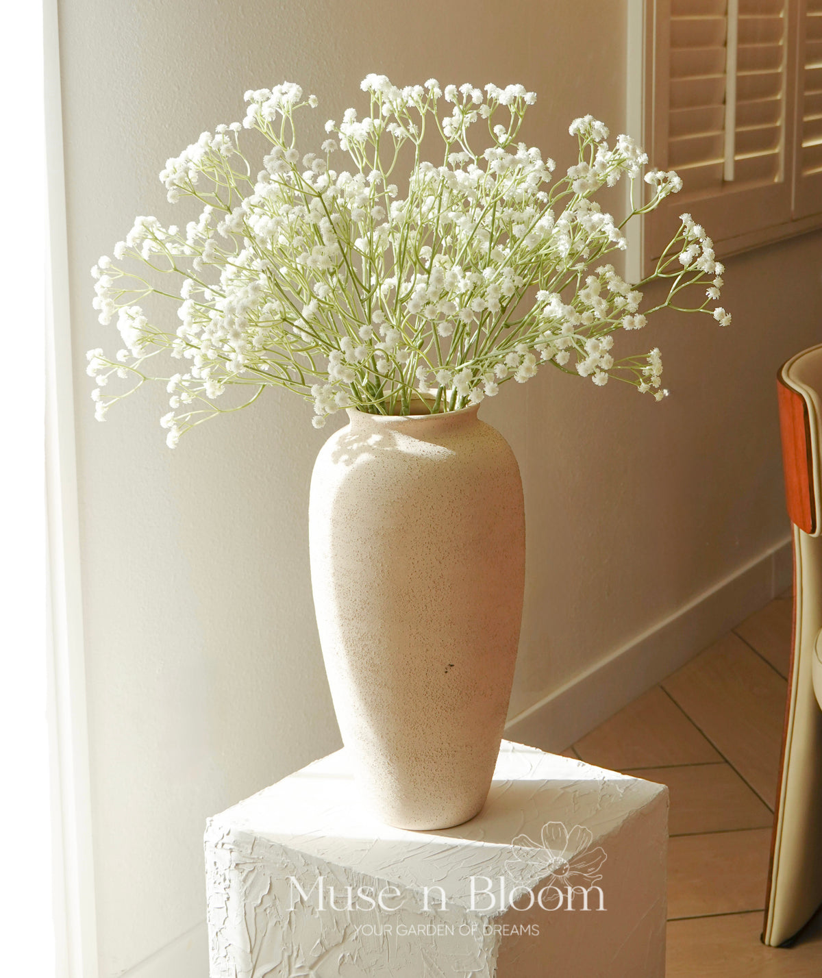 Artificial Baby’s Breath Flower Bunch – Real Touch (10 Stems)
