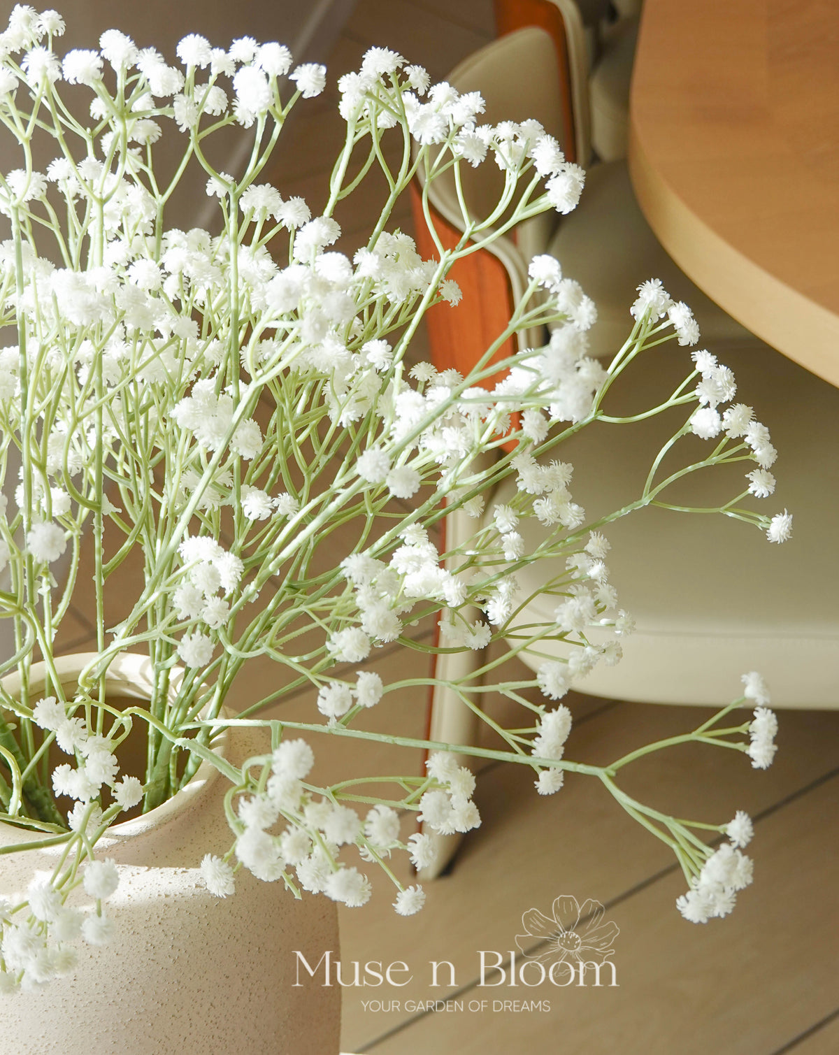 Artificial Baby’s Breath Flower Bunch – Real Touch (10 Stems)