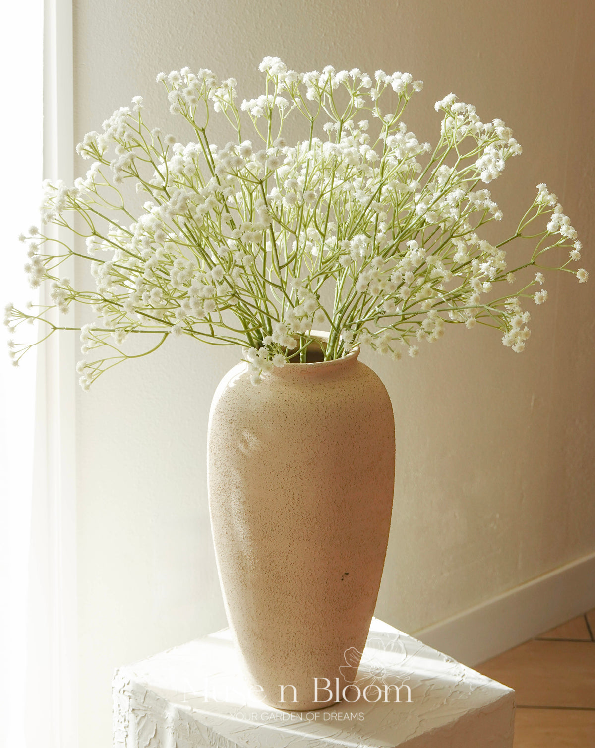 Artificial Baby’s Breath Flower Bunch – Real Touch (10 Stems)