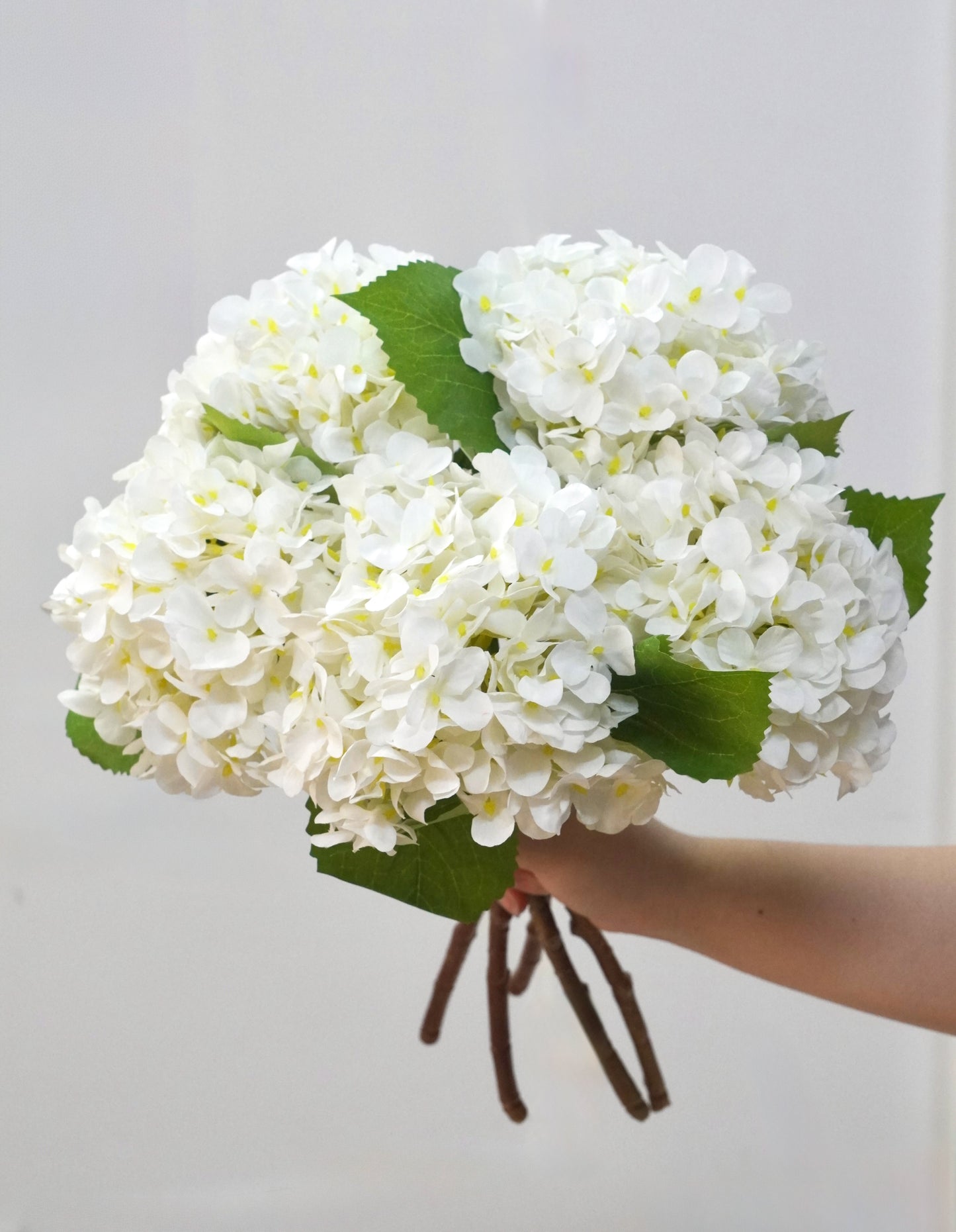 Artificial Hydrangeas - White 18"