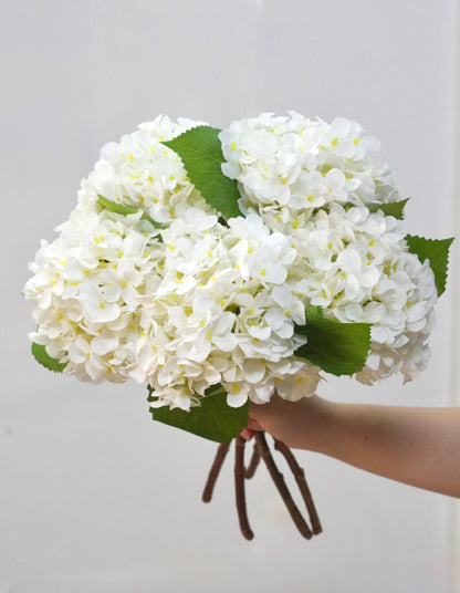 Artificial Hydrangeas - White 18"