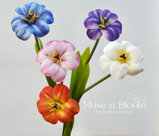 Artificial Tulip Flower Stems - PU Tulips Bloomed