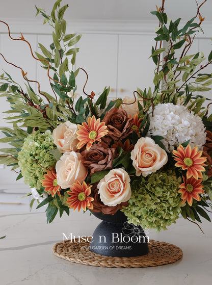 Artificial Rustic Centerpiece Flower Arrangement