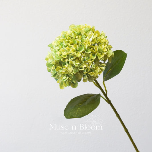 Artificial Hydrangeas - Green 26"