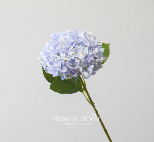 Artificial Hydrangeas - Light Blue 26"