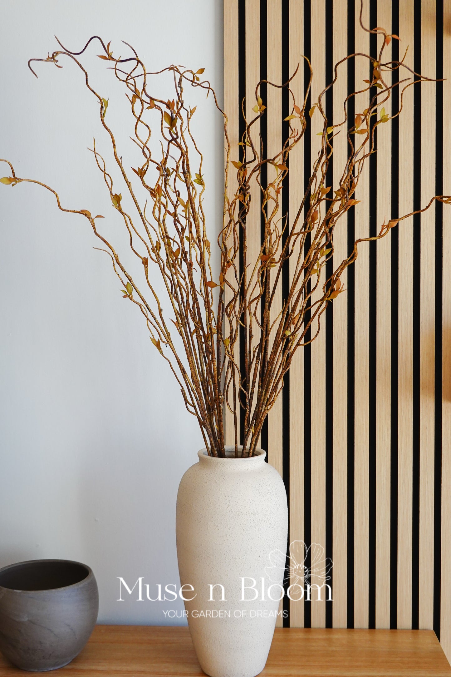 Artificial Salix Stem - Brown