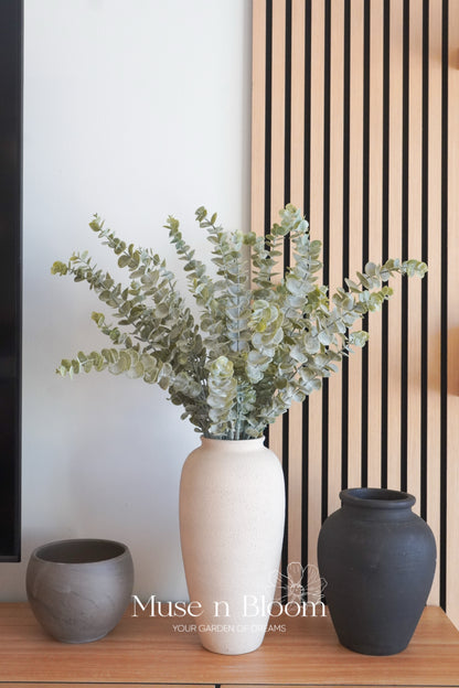 Artificial Eucalyptus Stem (Dusty) - Green