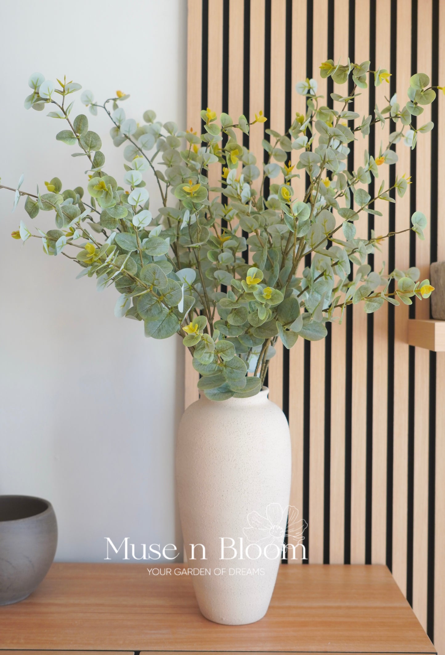 Artificial Eucalyptus Stem (Latex) - Green