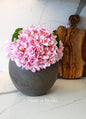 Artificial Hydrangea Arrangement with Vase